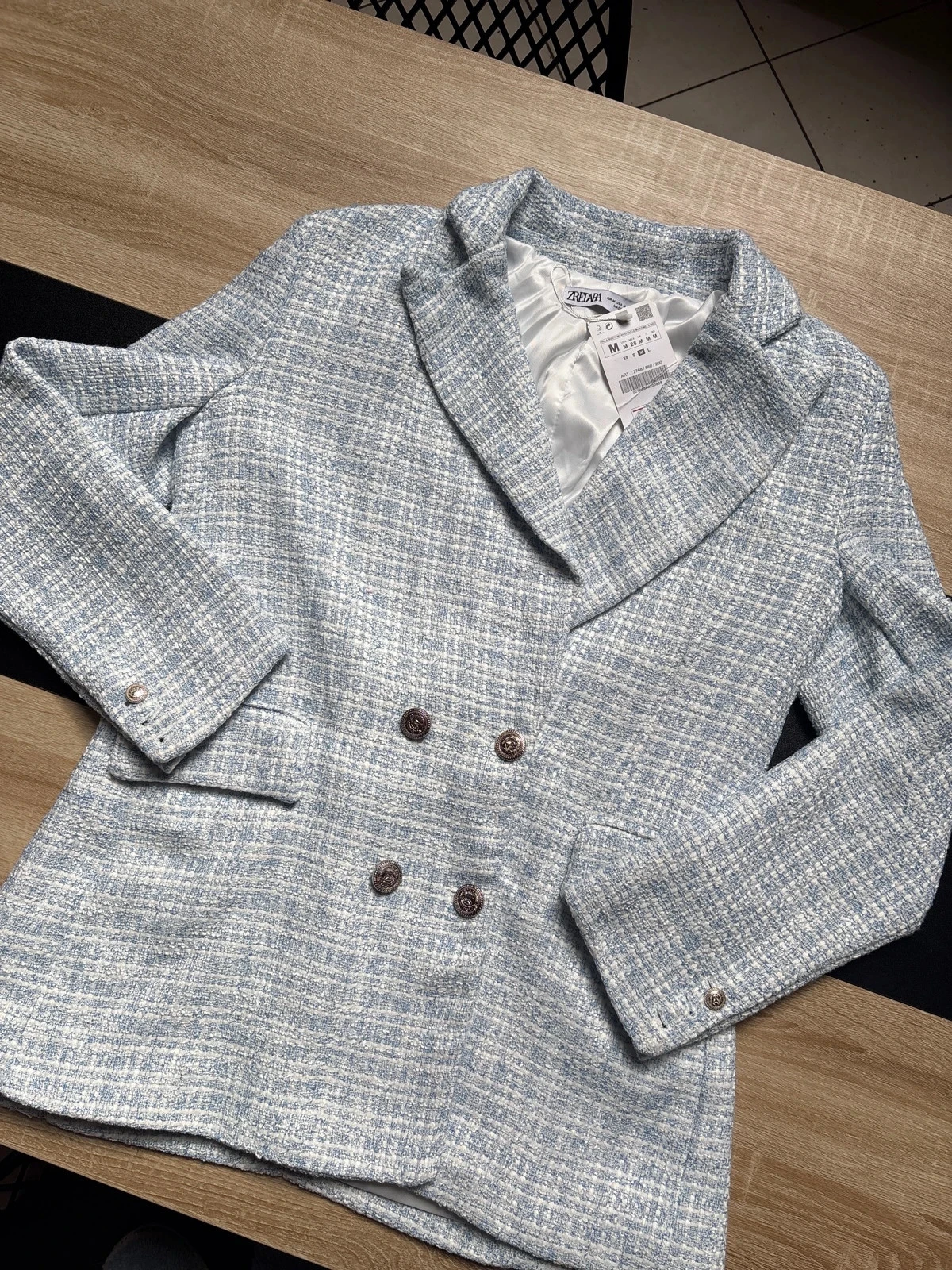 Blazer / chaqueta de tweed nueva con etiqueta talla M – photo 2